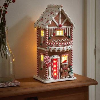 Lebkuchenhaus 29 x 14 x 12.5cm / Gingerbread CandyHome